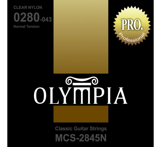 Olympia MCS2845N струны для классической гитары, чистый нейлон, нормальное натяжение