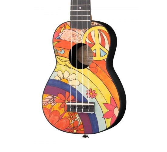 Ortega K2-68 Keiki Designer Series Укулеле сопрано, с чехлом и тюнером