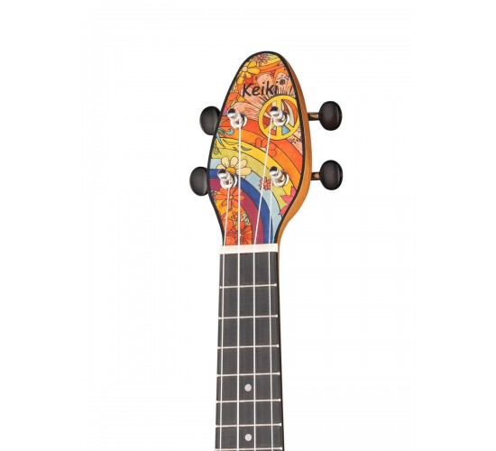 Ortega K2-68 Keiki Designer Series Укулеле сопрано, с чехлом и тюнером