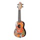 Ortega K2-EM Keiki Designer Series Укулеле сопрано, с чехлом и тюнером