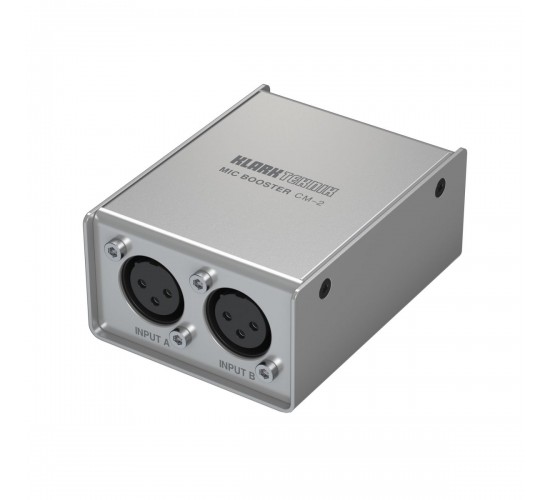 Klark Teknik Mic Booster CM-2 двухканальный микрофонный предусилитель