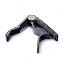 Dunlop 84FB Trigger Каподастр для акустической гитары, черный, для плоского грифа