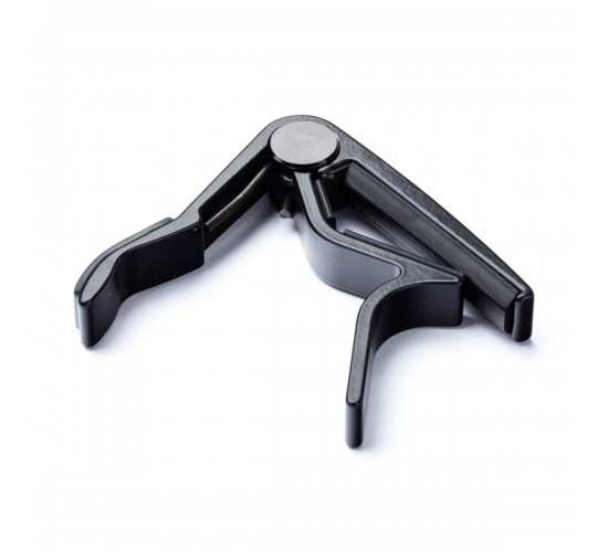 Dunlop 84FB Trigger Каподастр для акустической гитары, черный, для плоского грифа