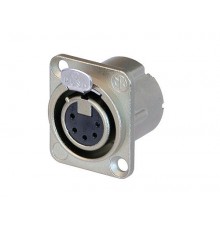 Neutrik NC5FD-LX панельный разъем XLR female 5 контактов