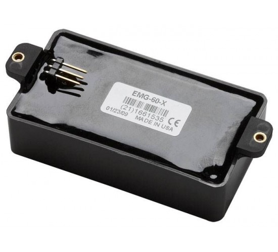 EMG 60X BLACK активный звукосниматель «хамбакер», керамика, черный