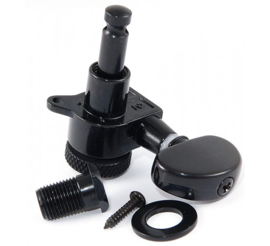 HC tuner LC721-D02 колки гитарные локовые 3+3, черные