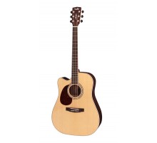 Cort MR710F-LH-NS MR Series Электро-акустическая гитара леворукая, с вырезом, цвет натуральный