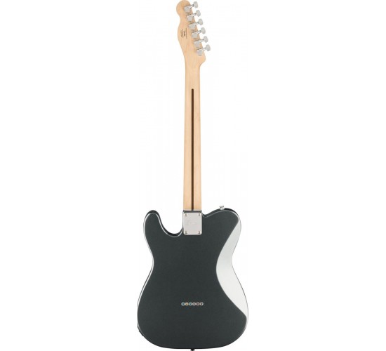 Fender Squier Affinity 2021 Telecaster Deluxe LRL Charcoal Frost Metallic электрогитара, цвет серый металлик