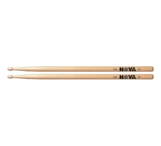 Vic Firth N2BNOVA барабанныепалочки2B сдеревяннымнаконечником, материал орех