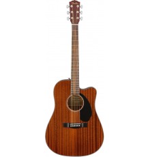 Fender CD-60SCE All Mahogany электроакустическая гитара, красное дерево