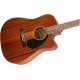 Fender CD-60SCE All Mahogany электроакустическая гитара, красное дерево