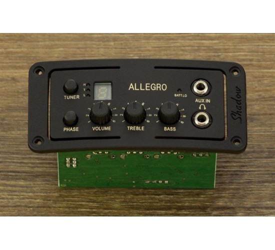 Shadow SH-ALLEGRO Звукосниматель с тембрблоком, врезной, для акустической гитары