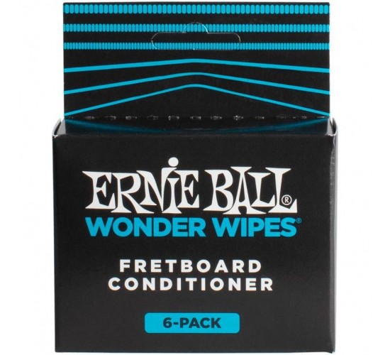 Ernie Ball 4276 средство для чистки грифа (салфетки), упаковка 6 шт