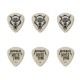 Dunlop PH122T1.0 White Fang Медиаторы в коробочке, 6шт, толщина 1,0мм