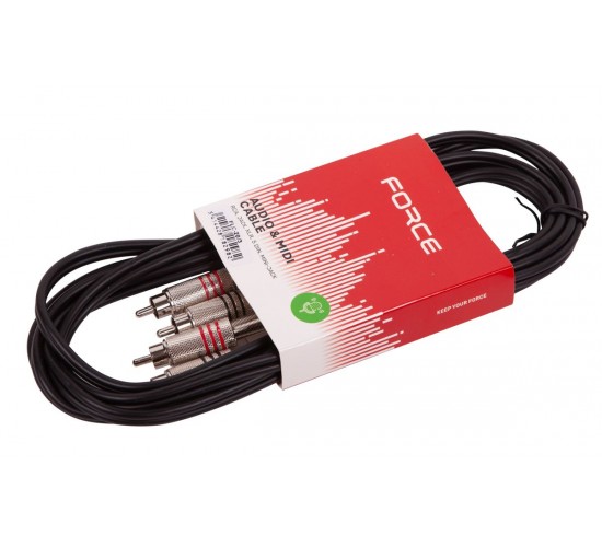 Force FLC-20/3 Аудио шнур 2RCA(M) - 2RCA(M)