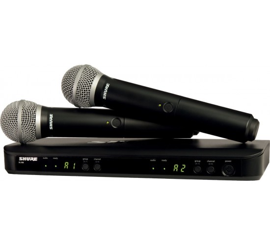 Shure BLX288E/PG58 M17 двухканальная радиосистема с микрофонами - 2 шт.