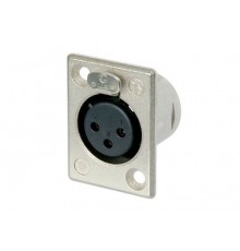 Neutrik NC3FP-1 Панельный разъем XLR3F гнездо