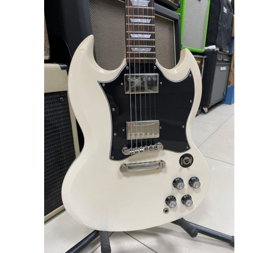 Epiphone SG G-400 Custom Shop Limited Edition 2011 Alpine White электрогитара USED