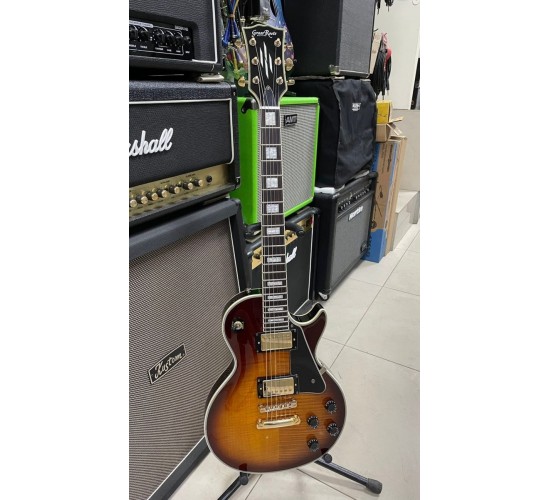 Grass Roots G-LP-55 электрогитара, цвет tobacco sunburst, Корея USED
