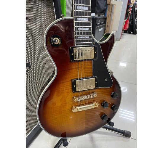 Grass Roots G-LP-55 электрогитара, цвет tobacco sunburst, Корея USED