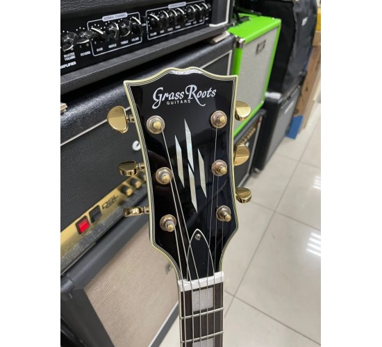 Grass Roots G-LP-55 электрогитара, цвет tobacco sunburst, Корея USED