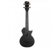 Cascha HH-2258 Carbon Fibre Укулеле концертный, с чехлом, черный, углеволокно