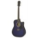 Aria AWN-15CE BLS электроакустическая гитара, цвет Blue Shade