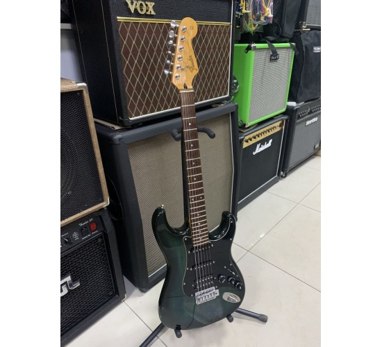 Fender Stratocaster STM-55 HSS Custom Order электрогитара, цвет зеленый Япония 1988 USED