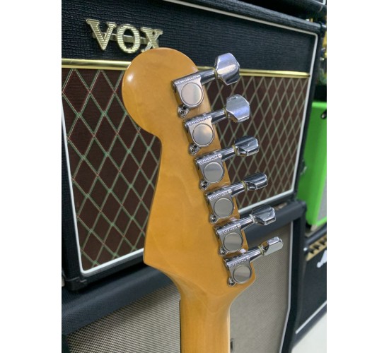 Fender Stratocaster STM-55 HSS Custom Order электрогитара, цвет зеленый Япония 1988 USED