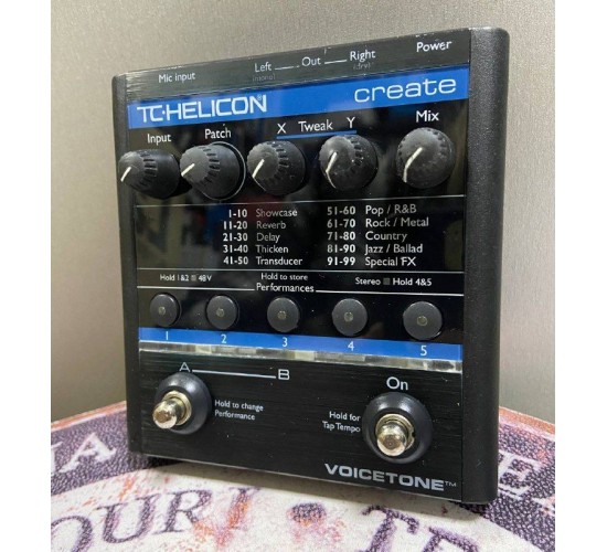 TC Helicon VoiceTone Create вокальный процессор эффектов USED