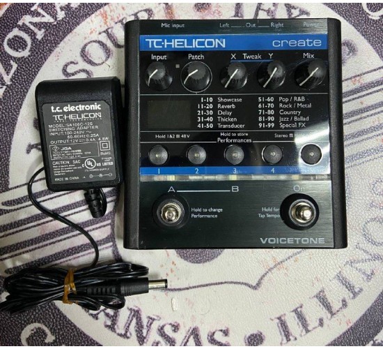 TC Helicon VoiceTone Create вокальный процессор эффектов USED