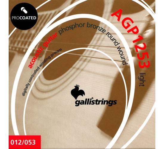 Galli AGP1253 Комплект струн для акустической гитары
