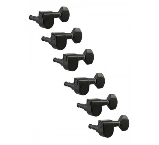 Paxphil J-807-6L-BK Колки для гитары 6л, черные