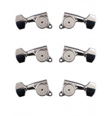 Gotoh SG381-HAPM-07-C-L3+R3 Колки для гитары 3+3, локовые, хром