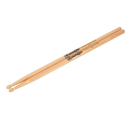 HUN 10101001001 Natural Series 7A Барабанные палочки, орех гикори, деревянный наконечник