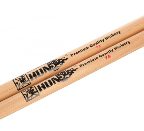 HUN 10101001001 Natural Series 7A Барабанные палочки, орех гикори, деревянный наконечник