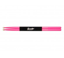 HUN 10101003002 Fluorescent Series 5A Барабанные палочки, розовые, орех гикори