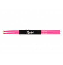 HUN 10101003002 Fluorescent Series 5A Барабанные палочки, розовые, орех гикори