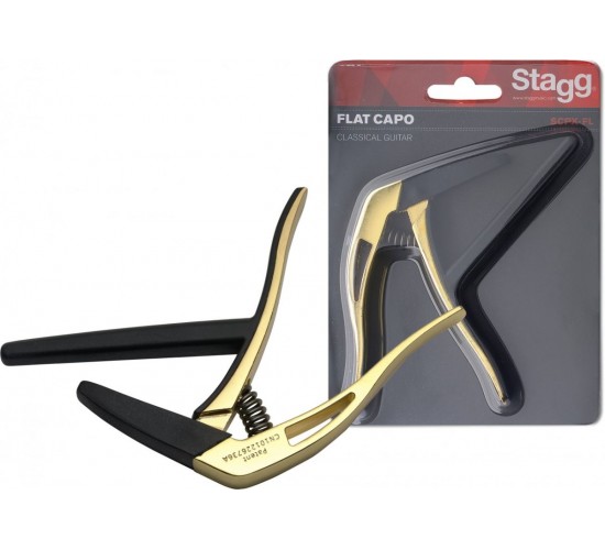 Stagg SCPX-FL GD каподастр для классической гитары