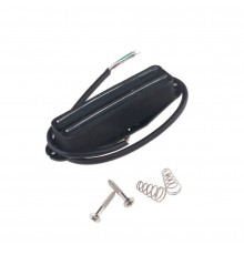 Musiclily M533 Звукосниматель магнитный хамбакер, рельсовый, черный