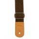 Cascha HH-2201 Ремень для укулеле, хлопок/лен, коричневый