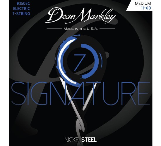 Dean Markley DM2505C Signature Medium Комплект струн для 7-струнной электрогитары, 11-60