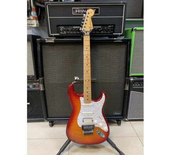 Fender Stratocaster HSS Plus Top Floyd Rose электрогитара, Мексика, 2013 USED