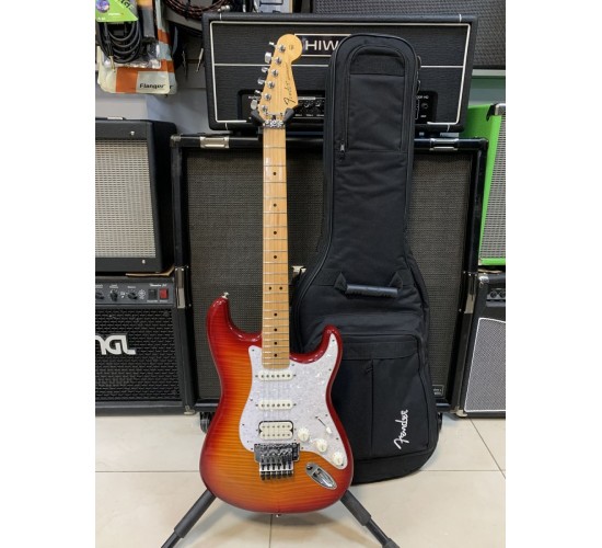 Fender Stratocaster HSS Plus Top Floyd Rose электрогитара, Мексика, 2013 USED