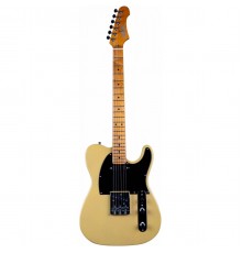 JET JT-350 BSC электрогитара, Telecaster, корпус липа, 22 лада, SS, цвет Buterscotch