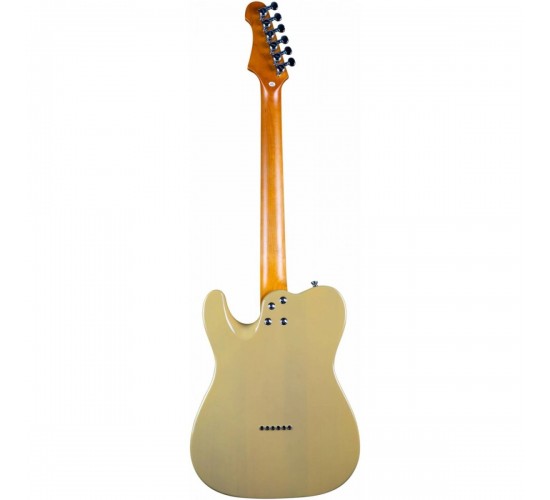 JET JT-350 BSC электрогитара, Telecaster, корпус липа, 22 лада, SS, цвет Buterscotch
