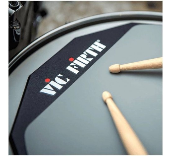 Vic Firth PAD12 односторонний тренировочный пэд, 30 см, мягкая резина (5 мм)