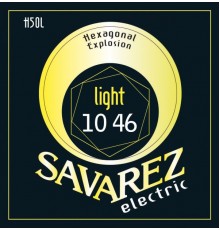 Savarez H50L Hexagonal Explosion Комплект струн для электрогитары, никелированные, 10-46