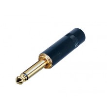 Rean NYS224BG разъем 1/4" Jack 6.35 мм, моно, черный корпус