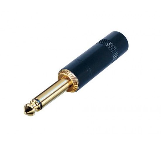 Rean NYS224BG разъем 1/4" Jack 6.35 мм, моно, черный корпус